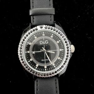 Dolce & Gabbana Rhinestone Encrusted Watch